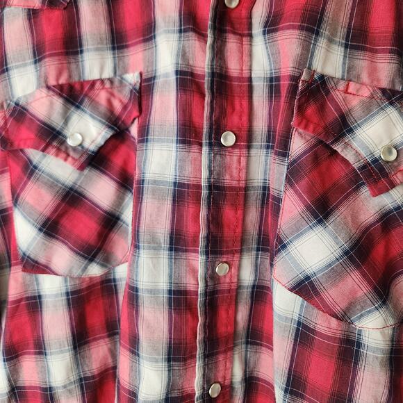 Ely Cattleman Men's Size XL Pearl Snap Short Sleeve - Picture 3 of 5